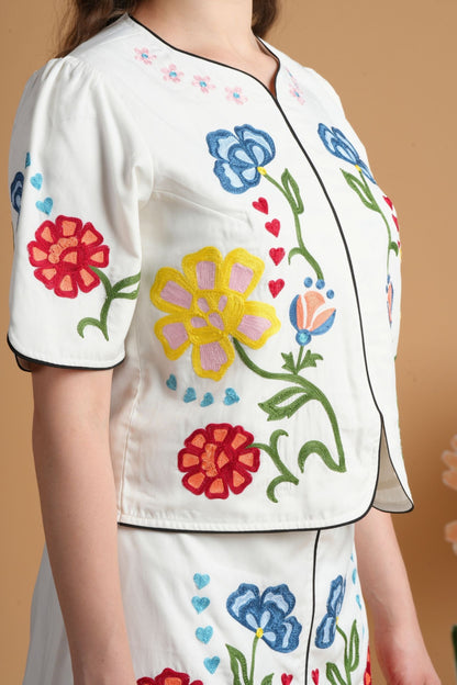 Liora Embroidered Top ( 1 Pc)