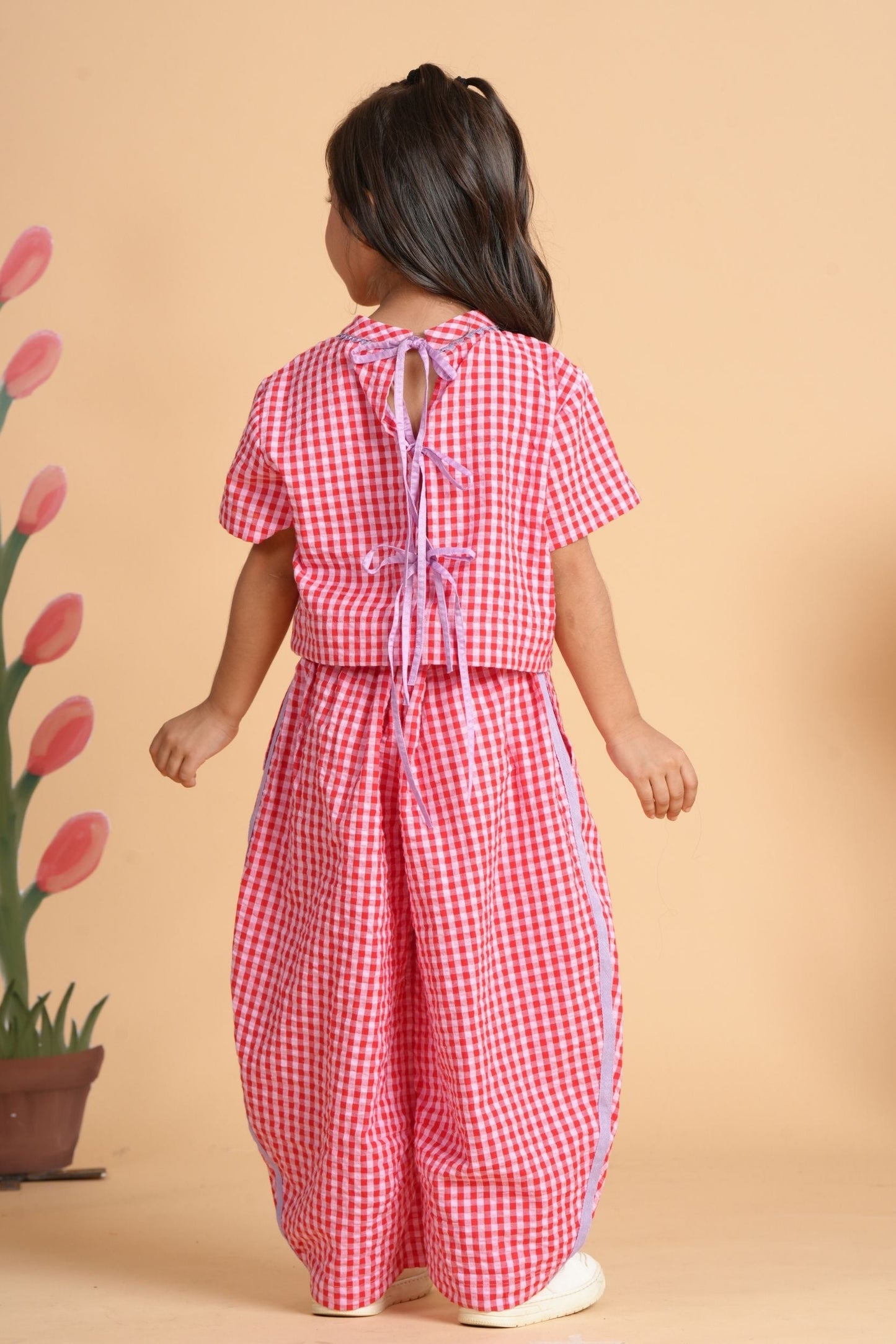 Berry Pop Girls Embroidered Co-ord Set