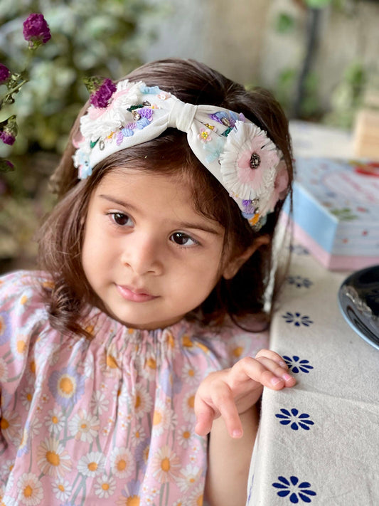 Daphne Hand Embroidered Kids Headband/Hairband - Joey & Pooh