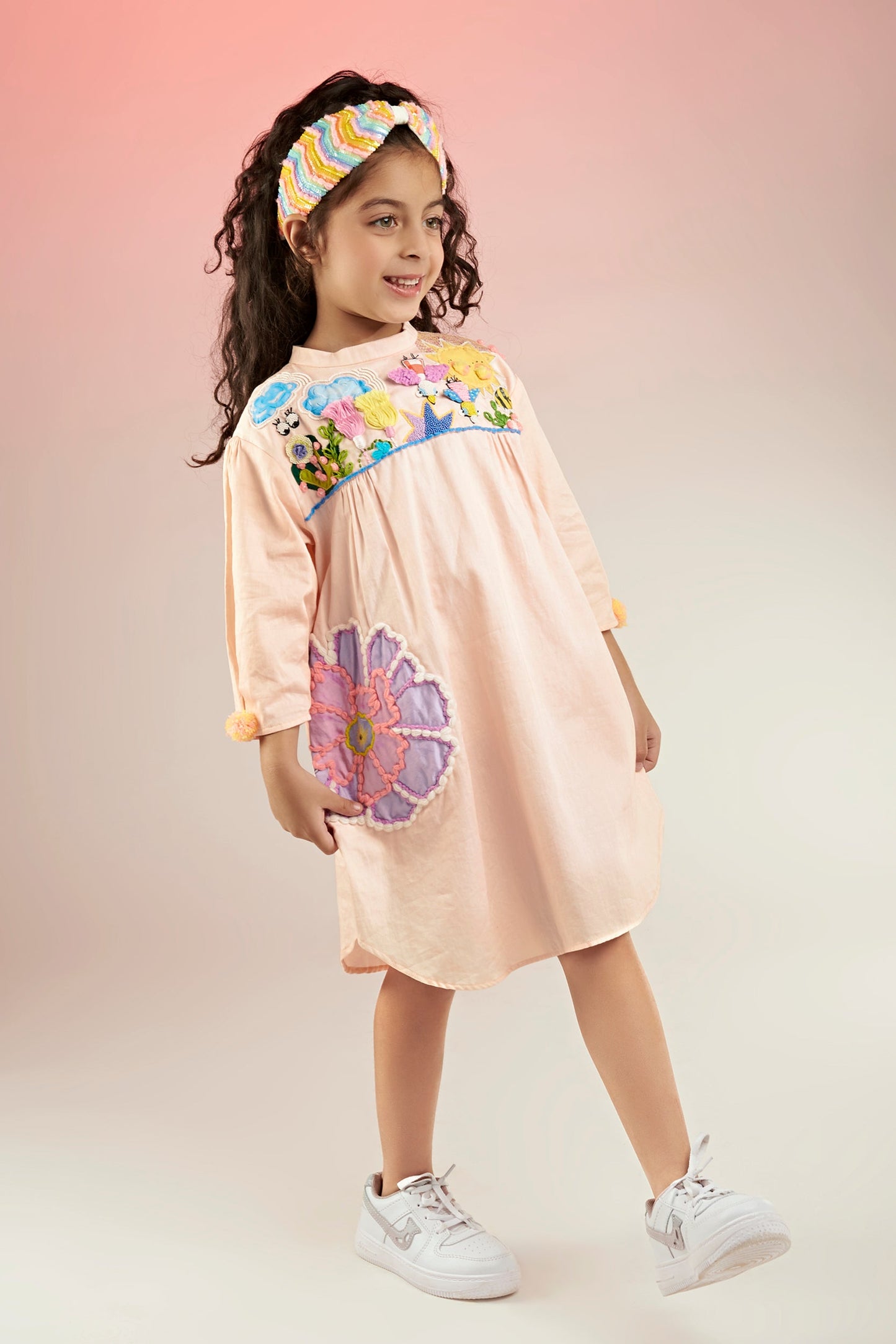 KEWT Love Embroidered Dress Mini Kids/Joey & Pooh