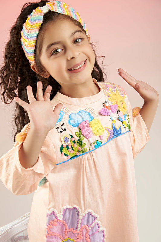 KEWT Love Embroidered Dress Mini Kids/Joey & Pooh