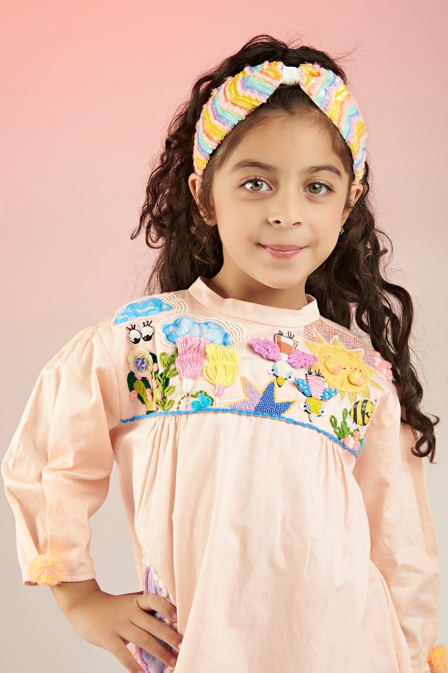 KEWT Love Embroidered Dress Mini Kids/Joey & Pooh