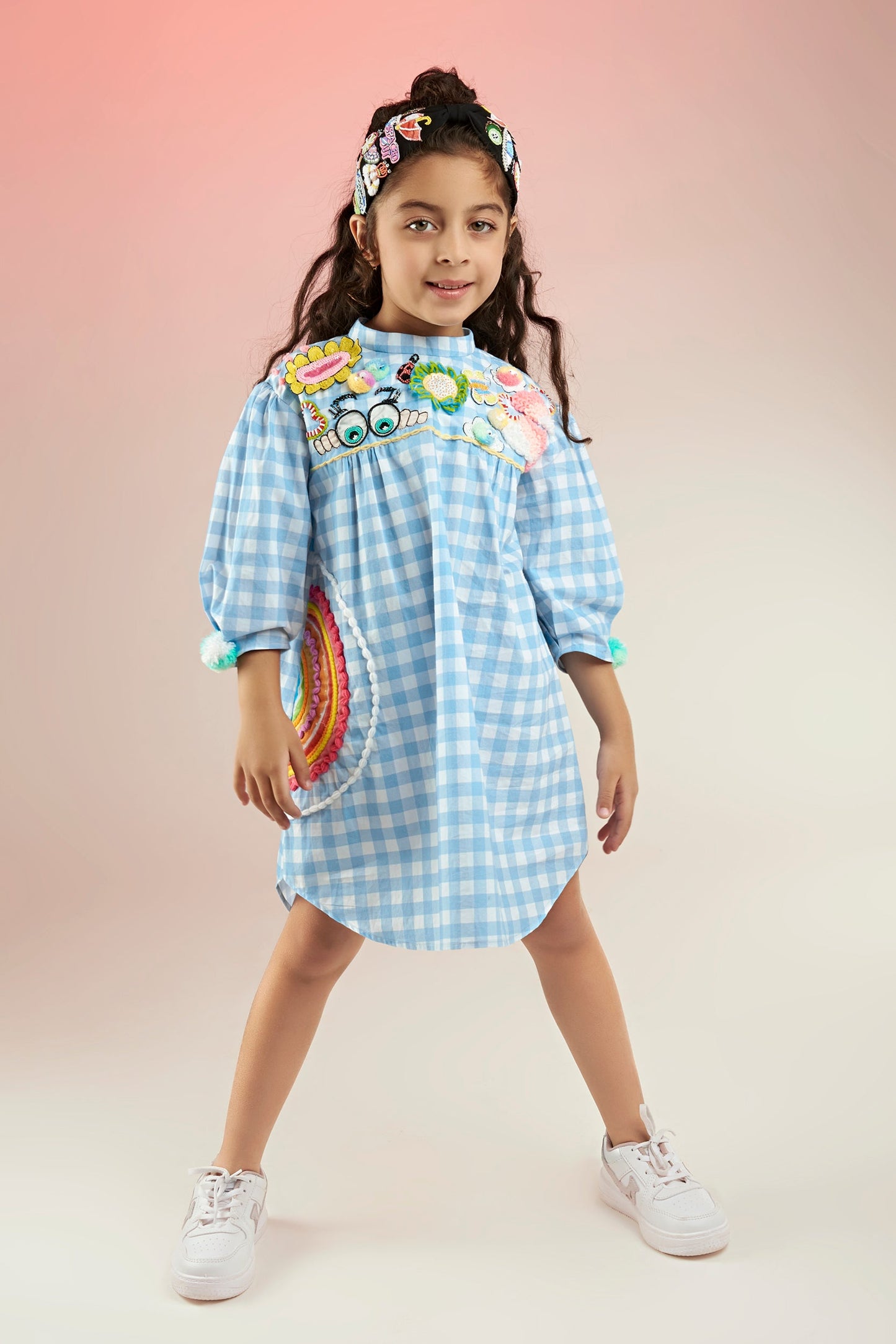 KEWT Gingham Tunic Dress Mom & Me