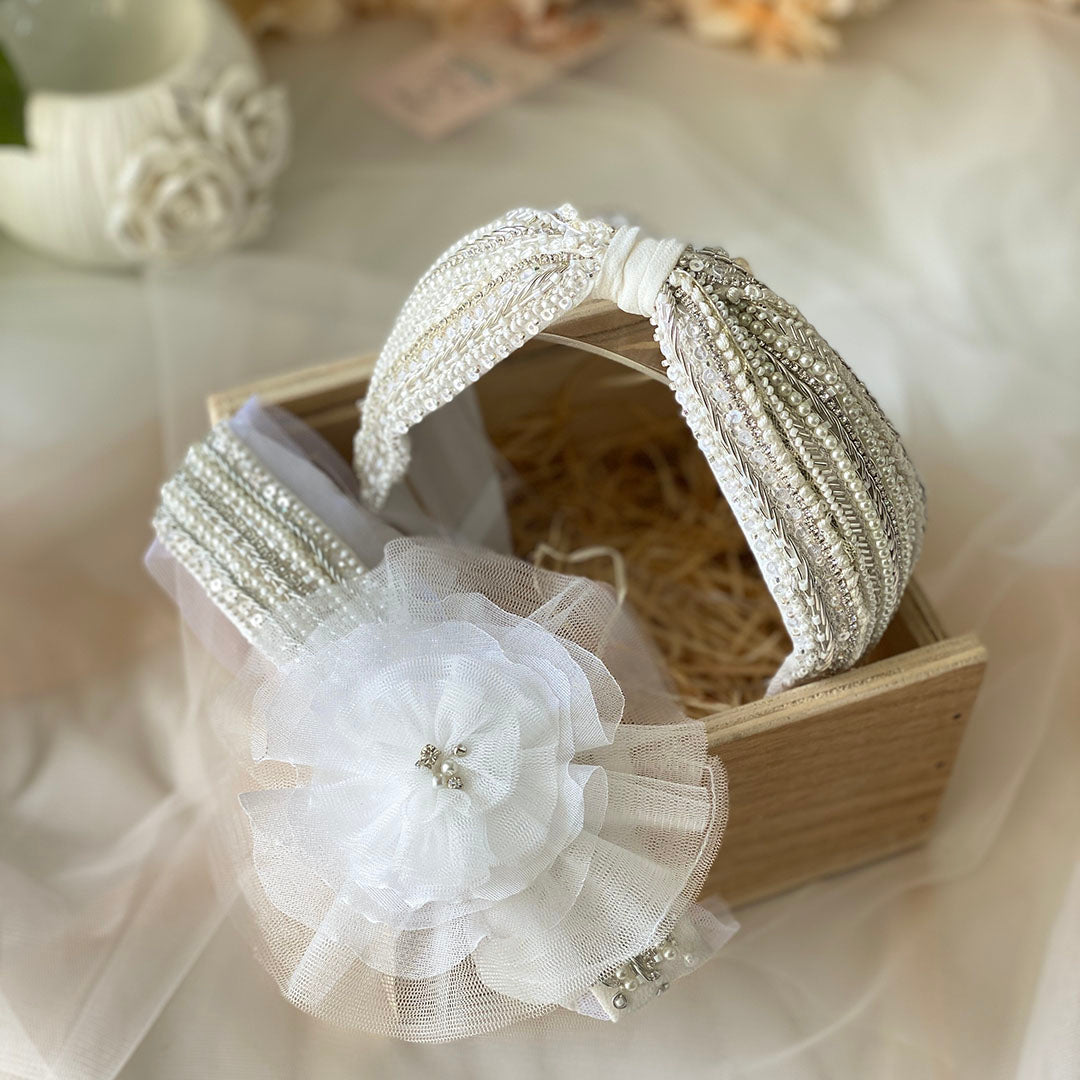 Taylor Ivory | Embellished Headband