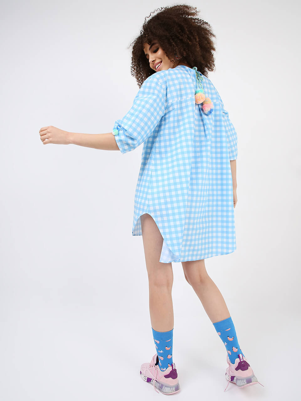 KEWT Gingham Tunic Dress Mom & Me