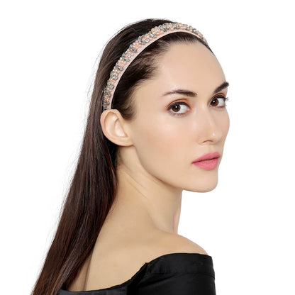 Delilah Pink Embellished Headband