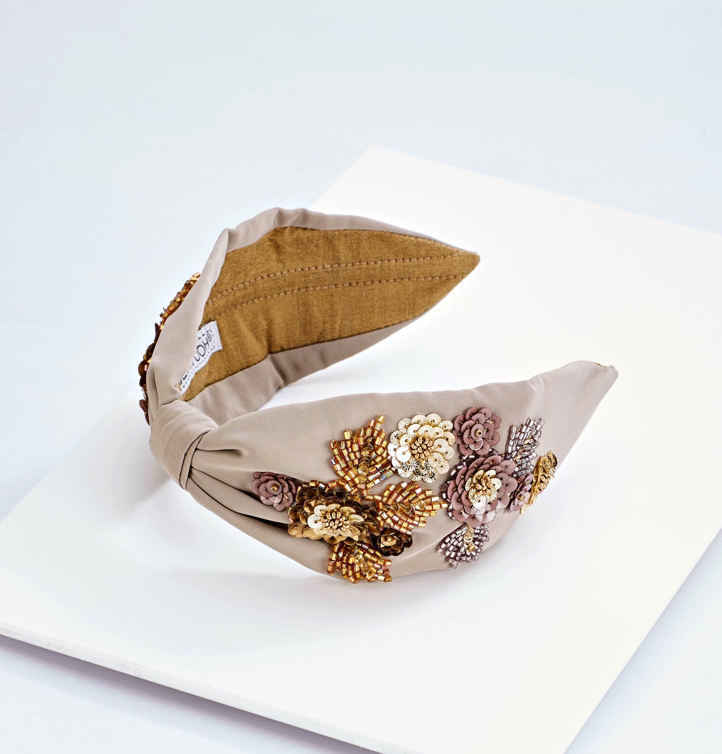 Kendall Nude  Hand Embellished Headband/Hairband - Joey & pooh